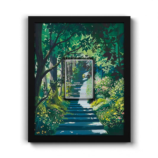 175 Psyduck - Extended Artwork Framed Pokemon Card Display