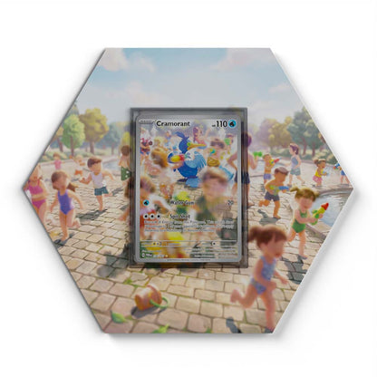176/167 Cramorant - Extended Artwork Pokemon Card Display