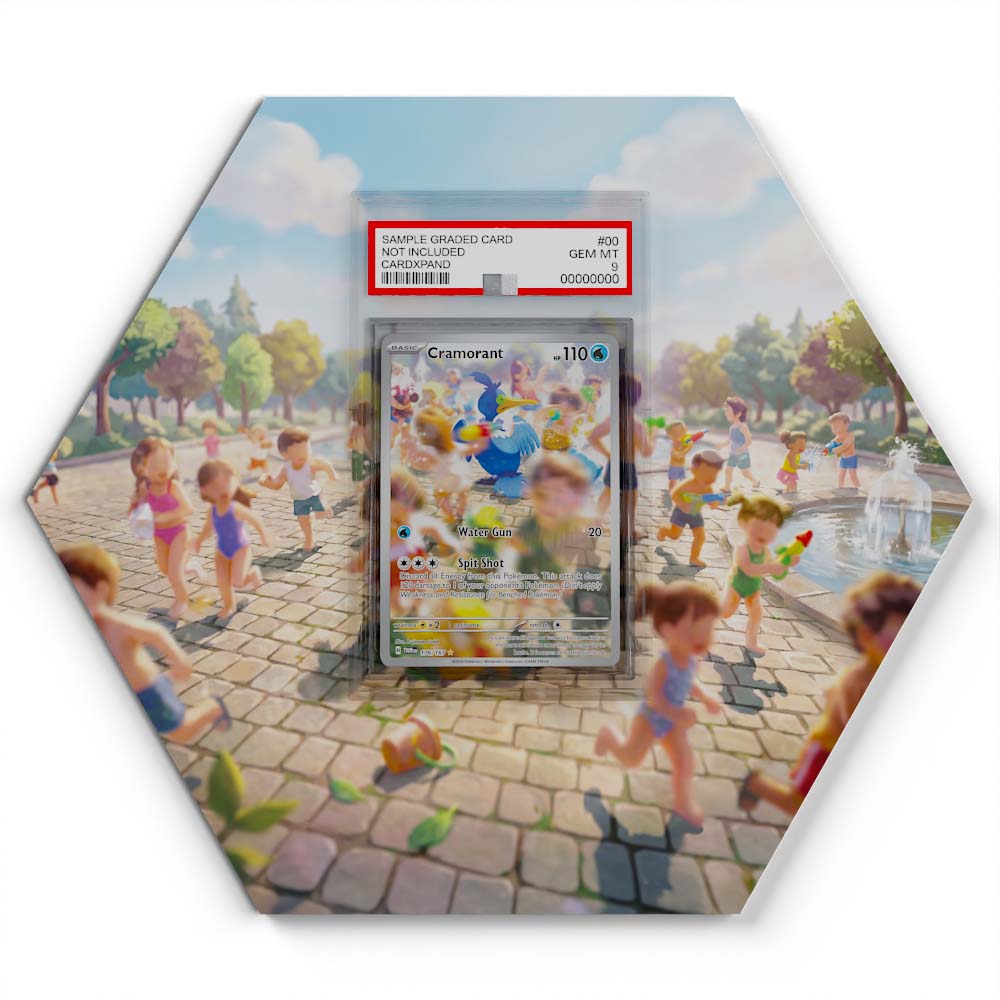 176/167 Cramorant - Extended Artwork Pokemon Card Display