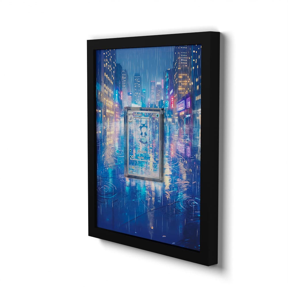 176 Poliwhirl - Extended Artwork Framed Pokemon Card Display