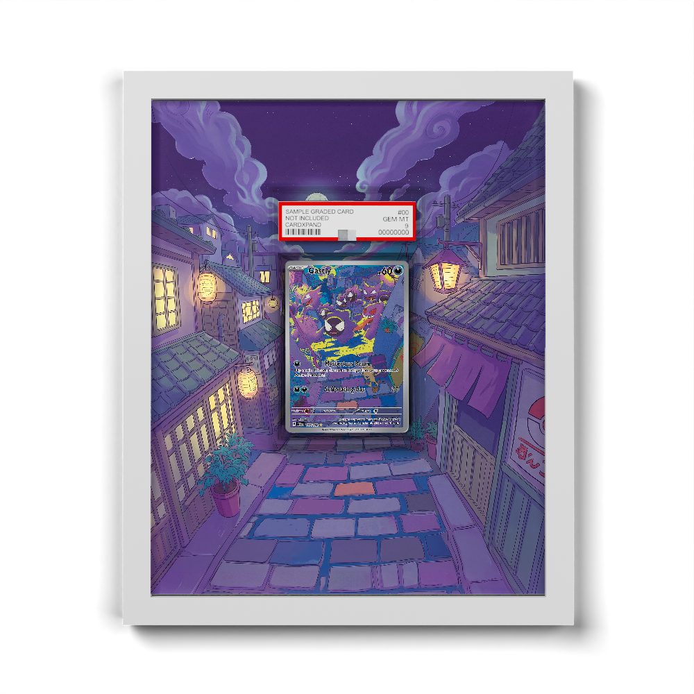 177/162 Gastly - Extended Artwork Pokemon Card Frame