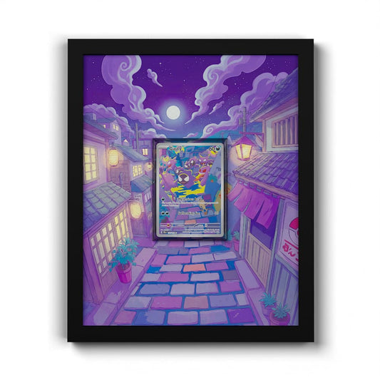 177 Gastly - Extended Artwork Framed Pokemon Card Display
