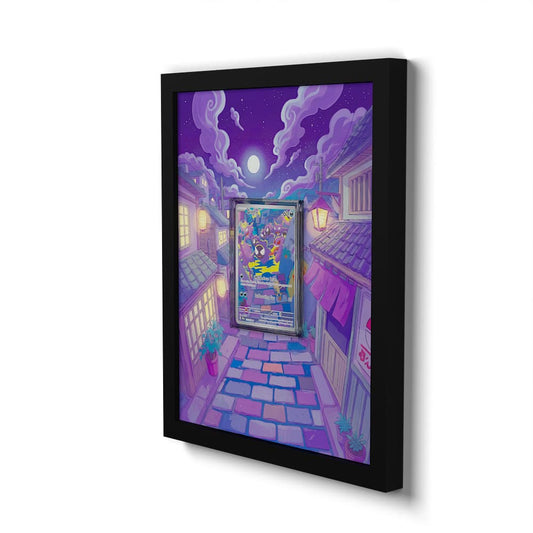 177 Gastly - Extended Artwork Framed Pokemon Card Display