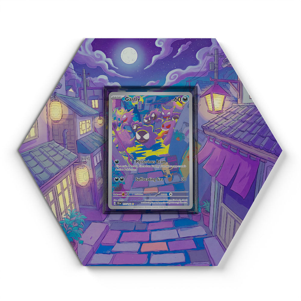 177/162 Gastly - Extended Artwork Pokemon Card Display