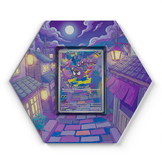 177/162 Gastly - Extended Artwork Pokemon Card Display