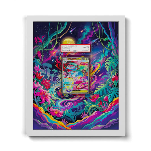 177 Mega Venusaur EX - Extended Artwork Framed Pokemon Card Display