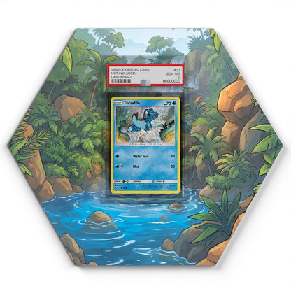 18/73 Totodile - Extended Artwork Pokemon Card Display