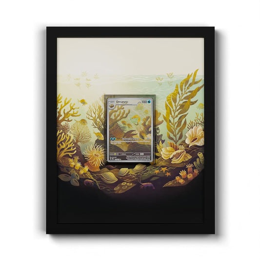 180 Omanyte - Extended Artwork Framed Pokemon Card Display