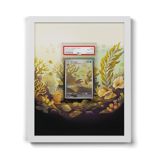 180 Omanyte - Extended Artwork Framed Pokemon Card Display