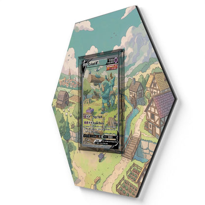 182/203 Golurk V - Extended Artwork Pokemon Card Display