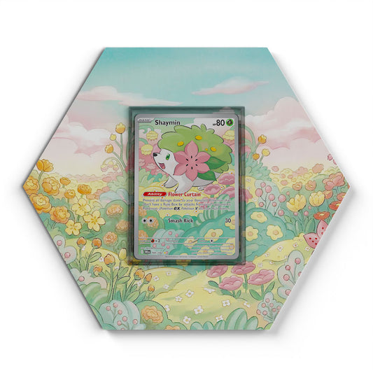 185/182 Shaymin - Extended Artwork Pokemon Card Display