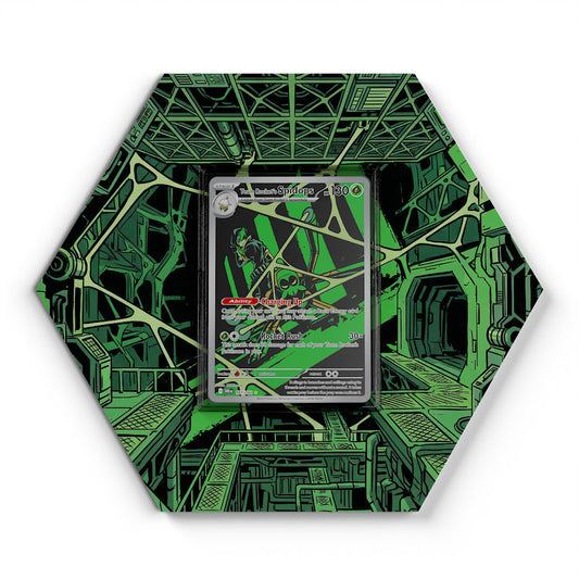 187/182 Team Rocket's Spidops - Extended Artwork Pokemon Card Display