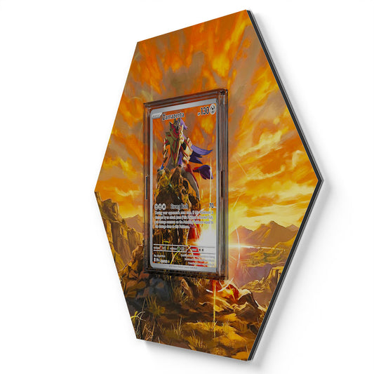 201/182 Zamazenta - Extended Artwork Pokemon Card Display