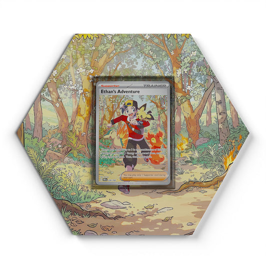236/182 Ethan's Adventure - Extended Artwork Pokemon Card Display