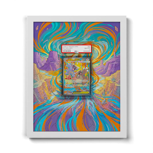 182 Mega Kangaskhan EX - Extended Artwork Framed Pokemon Card Display