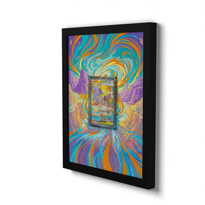 182 Mega Kangaskhan EX - Extended Artwork Framed Pokemon Card Display