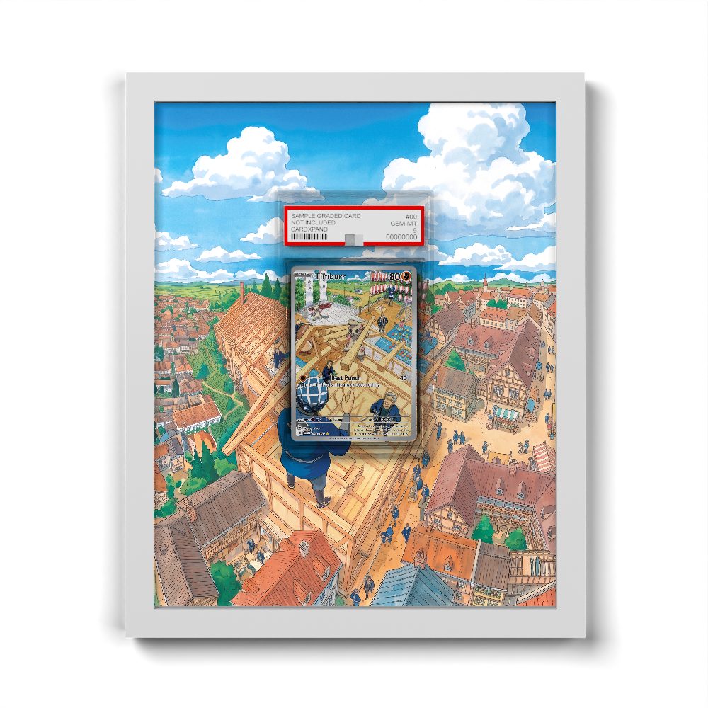 183/167 Timburr - Extended Artwork Pokemon Card Frame