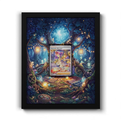 183 Acerola's Mischief - Extended Artwork Framed Pokemon Card Display