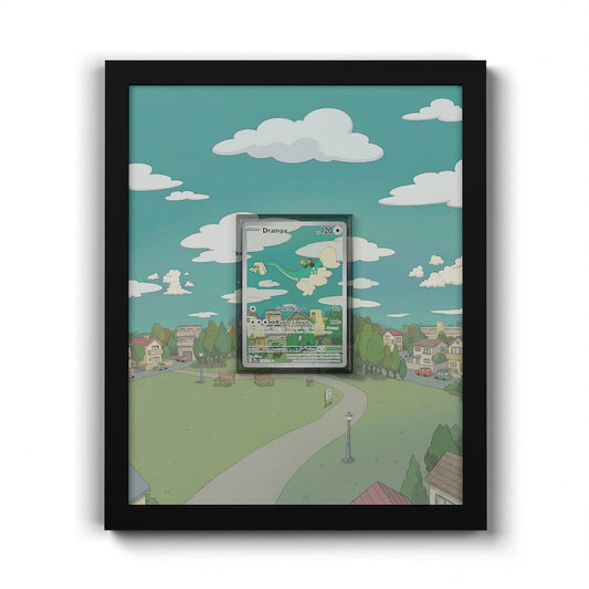 184 Drampa - Extended Artwork Framed Pokemon Card Display