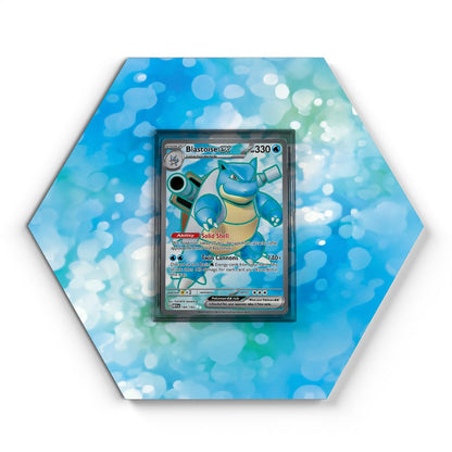 184/165 Blastoise ex - Extended Artwork Pokemon Card Display