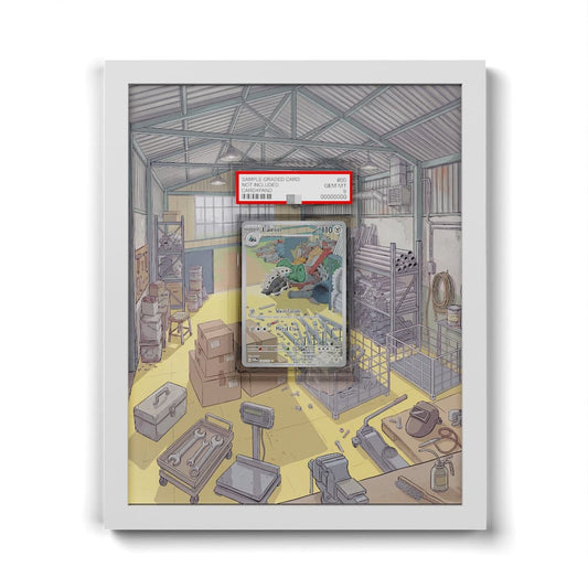 184/167 Lairon - Extended Artwork Framed Pokemon Card Display