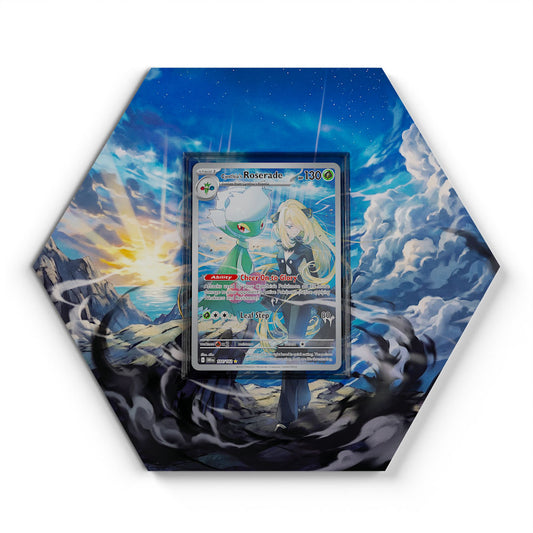 184/182 Cynthia's Roserade - Extended Artwork Pokemon Card Display
