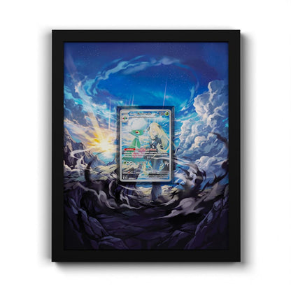 184/182 Cynthia's Roserade - Extended Artwork Framed Pokemon Card Display