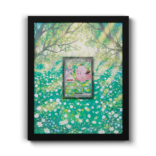 184 Lillie's Clefairy EX - Extended Artwork Framed Pokemon Card Display