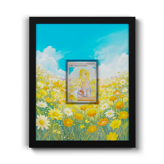 184 Lillie's Determination - Extended Artwork Framed Pokemon Card Display