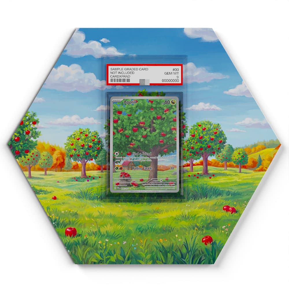 185/167 Applin - Extended Artwork Pokemon Card Display