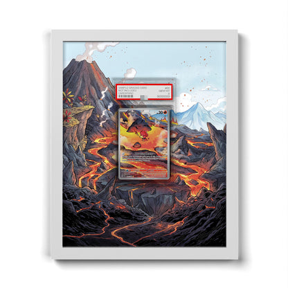 186/182 Magby - Extended Artwork Pokemon Card Frame