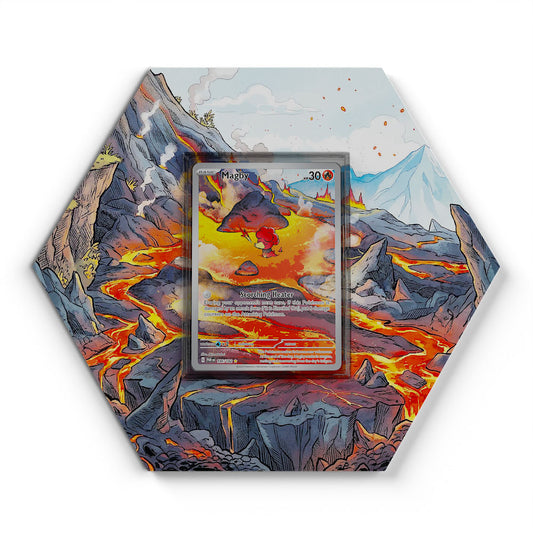 186/182 Magby - Extended Artwork Pokemon Card Display