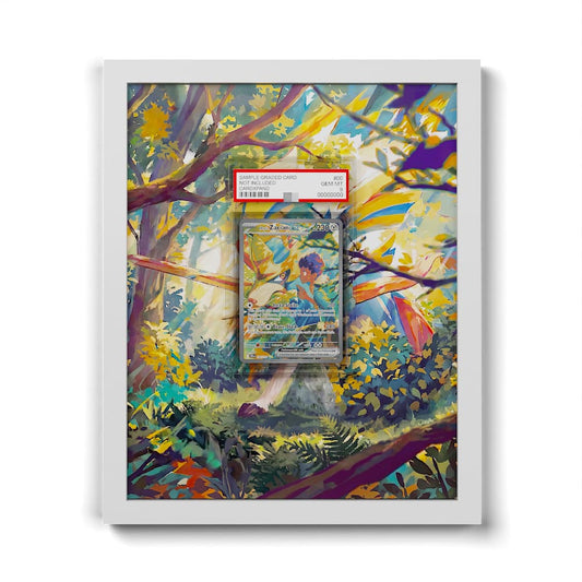 186 Hop's Zacian EX - Extended Artwork Framed Pokemon Card Display