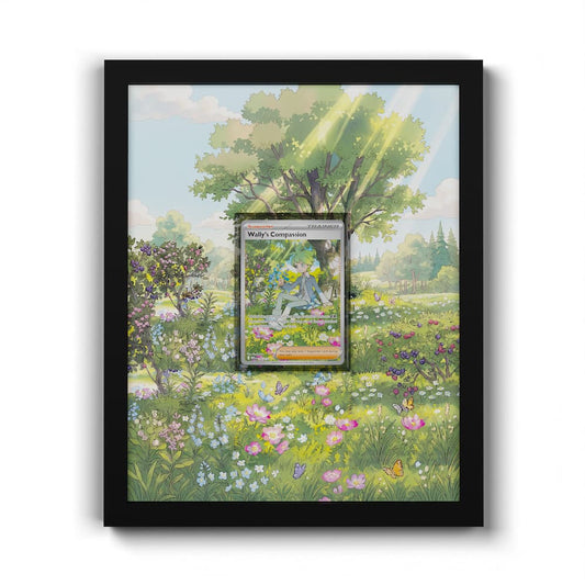 186 Wally's Compassion - Extended Artwork Framed Pokemon Card Display