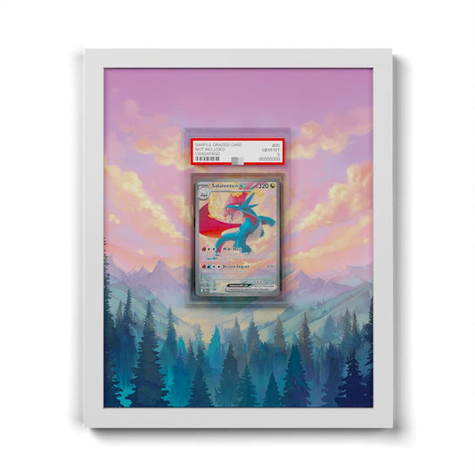 187 Salamence EX - Extended Artwork Framed Pokemon Card Display