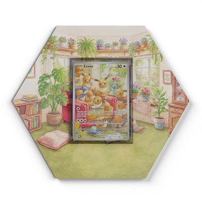 188/167 Eevee - Extended Artwork Pokemon Card Display