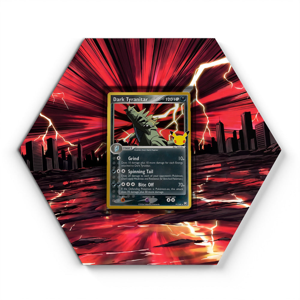 19/109 Dark Tyranitar - Extended Artwork Pokemon Card Display
