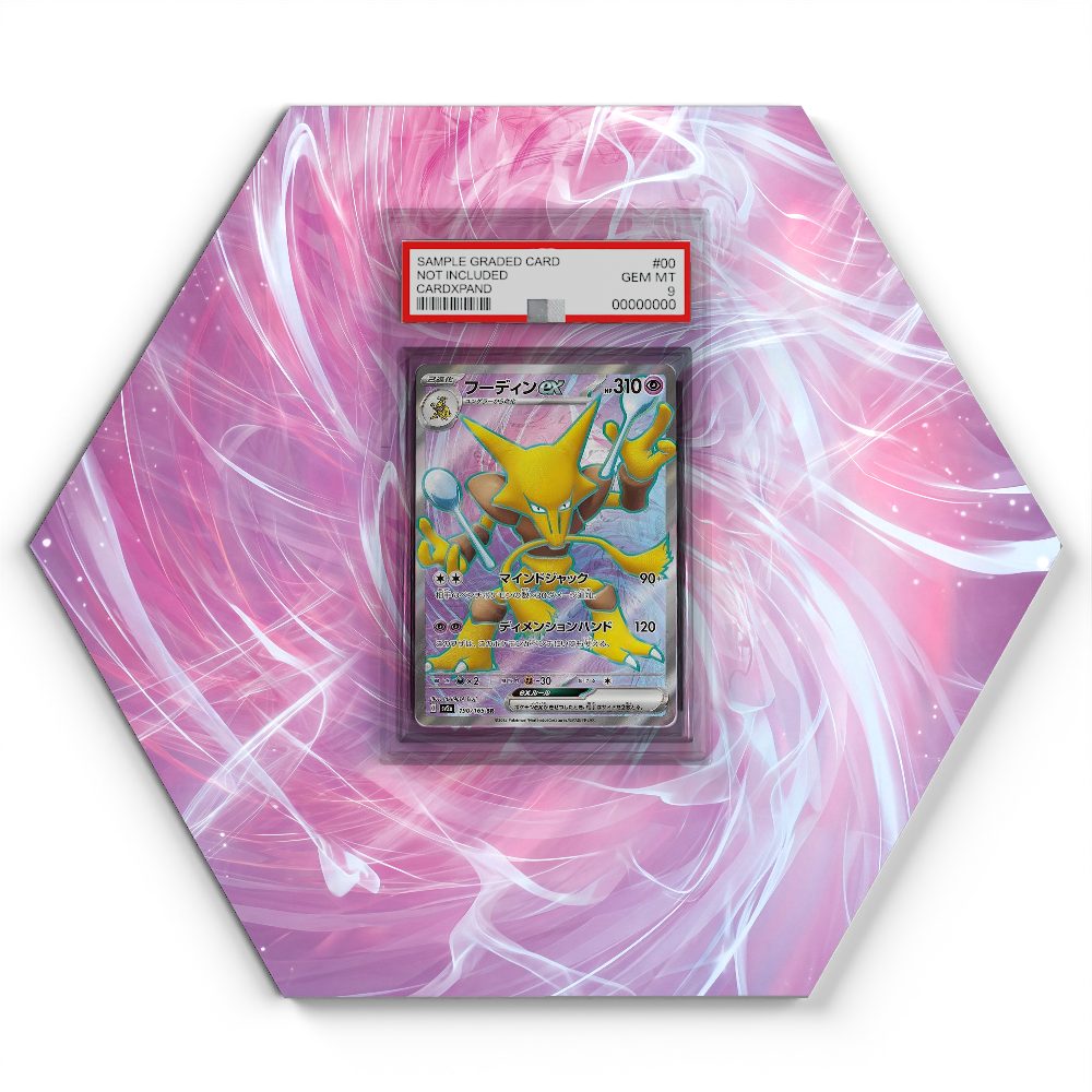 190/165 Alakazam - Extended Artwork Pokemon Card Display