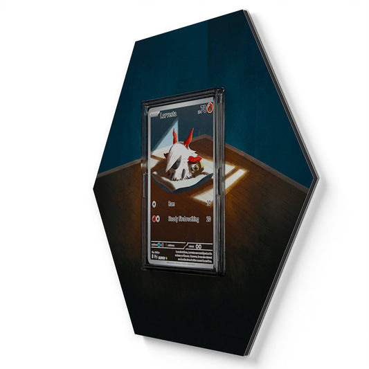 196/191 Larvesta - Extended Artwork Pokemon Card Display