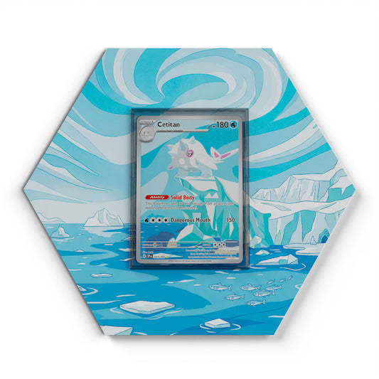 201/191 Cetitan - Extended Artwork Pokemon Card Display