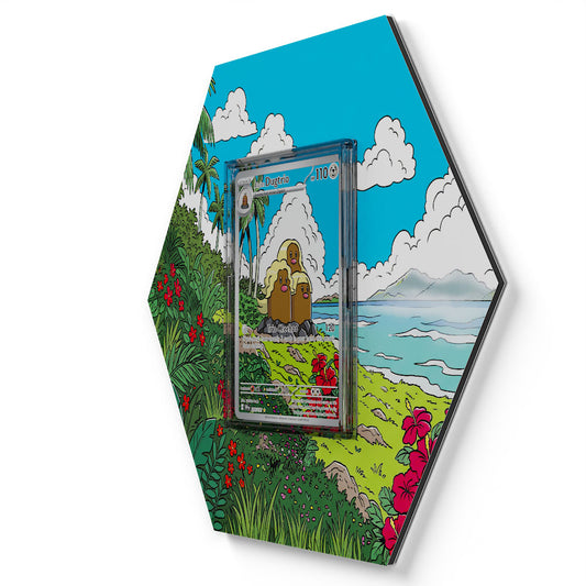 208/191 Alola Dugtrio - Extended Artwork Pokemon Card Display