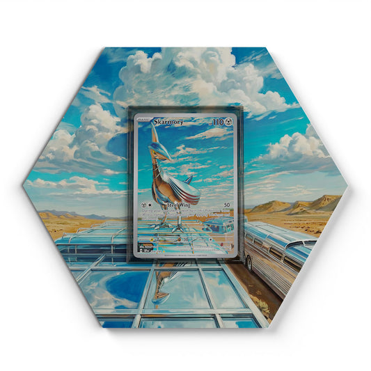 209/191 Skarmory - Extended Artwork Pokemon Card Display