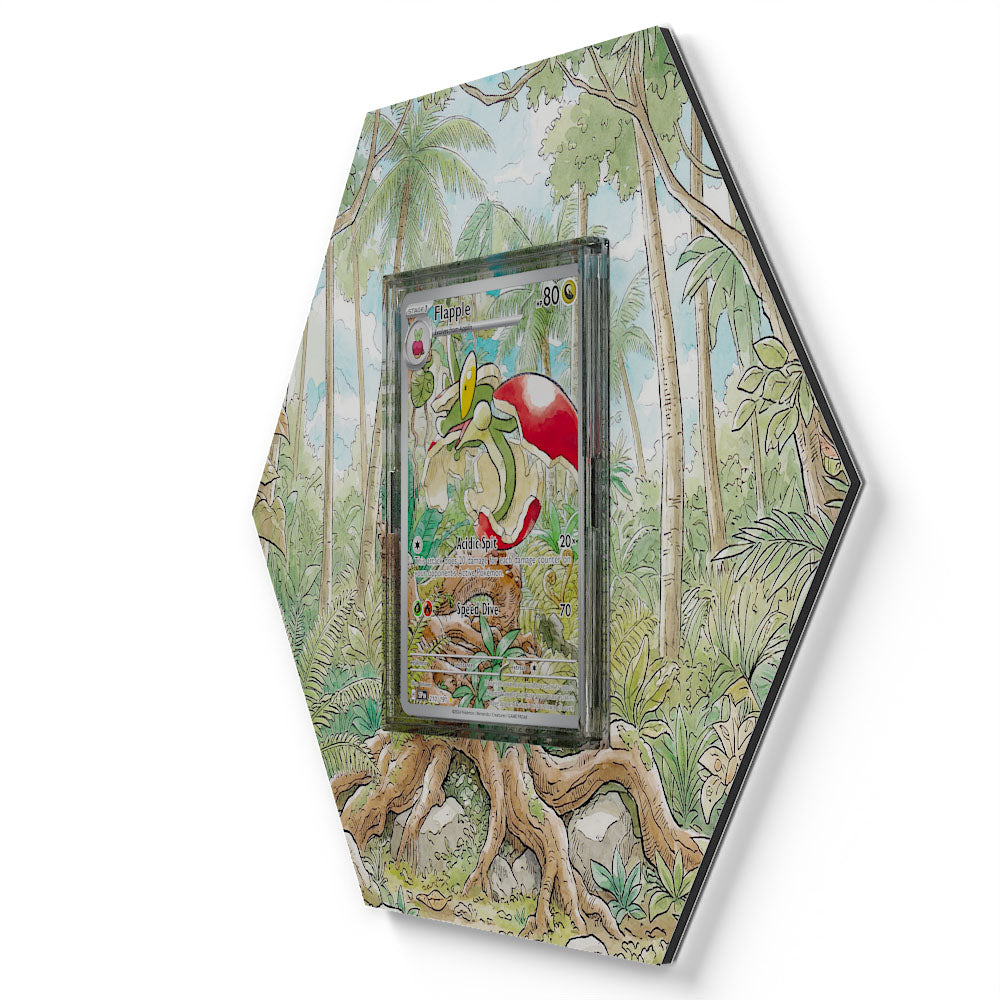 210/191 Flapple - Extended Artwork Pokemon Card Display