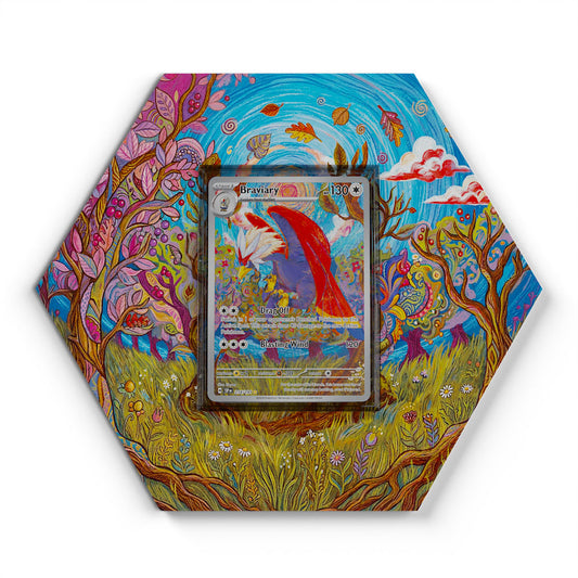 214/191 Braviary - Extended Artwork Pokemon Card Display