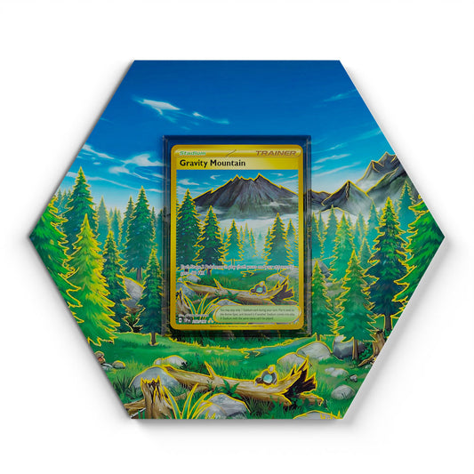 250/191 Gravity Mountain - Extended Artwork Pokemon Card Display