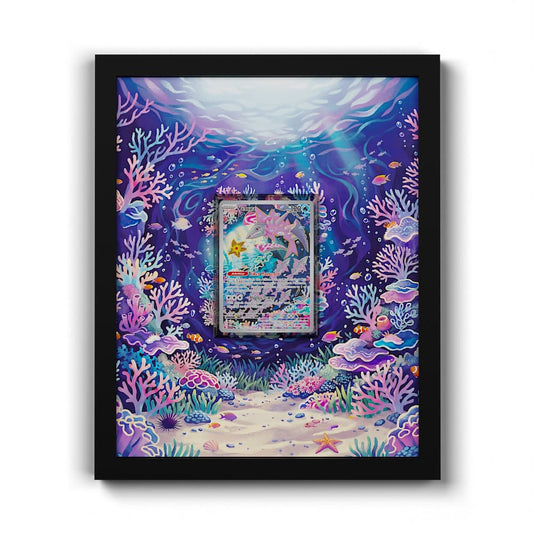 192/182 Veluza - Extended Artwork Framed Pokemon Card Display