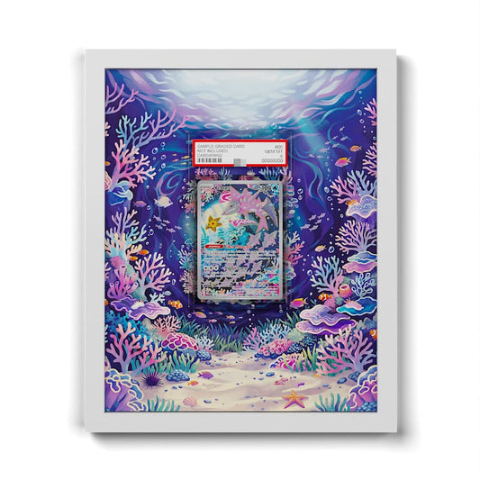 192/182 Veluza - Extended Artwork Framed Pokemon Card Display