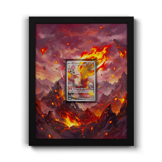 192 Blaziken - Extended Artwork Framed Pokemon Card Display