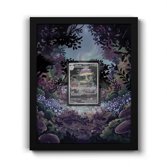 194 Shiinotic - Extended Artwork Framed Pokemon Card Display