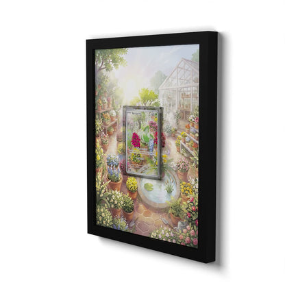 196/193 Sprigatito - Extended Artwork Framed Pokemon Card Display